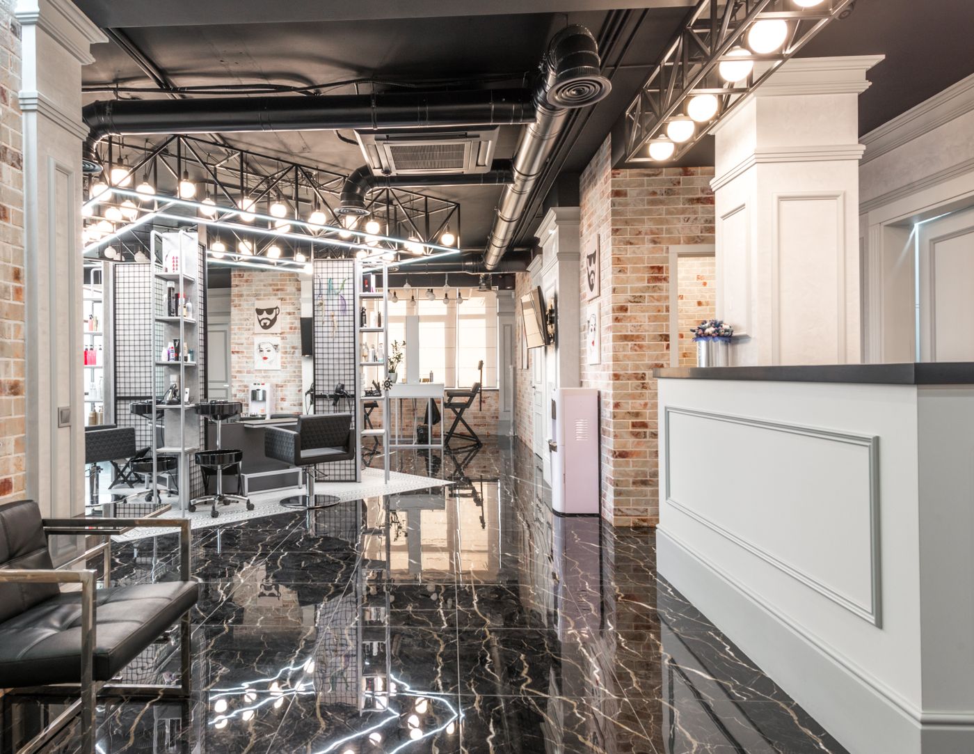 Beauty salon interior