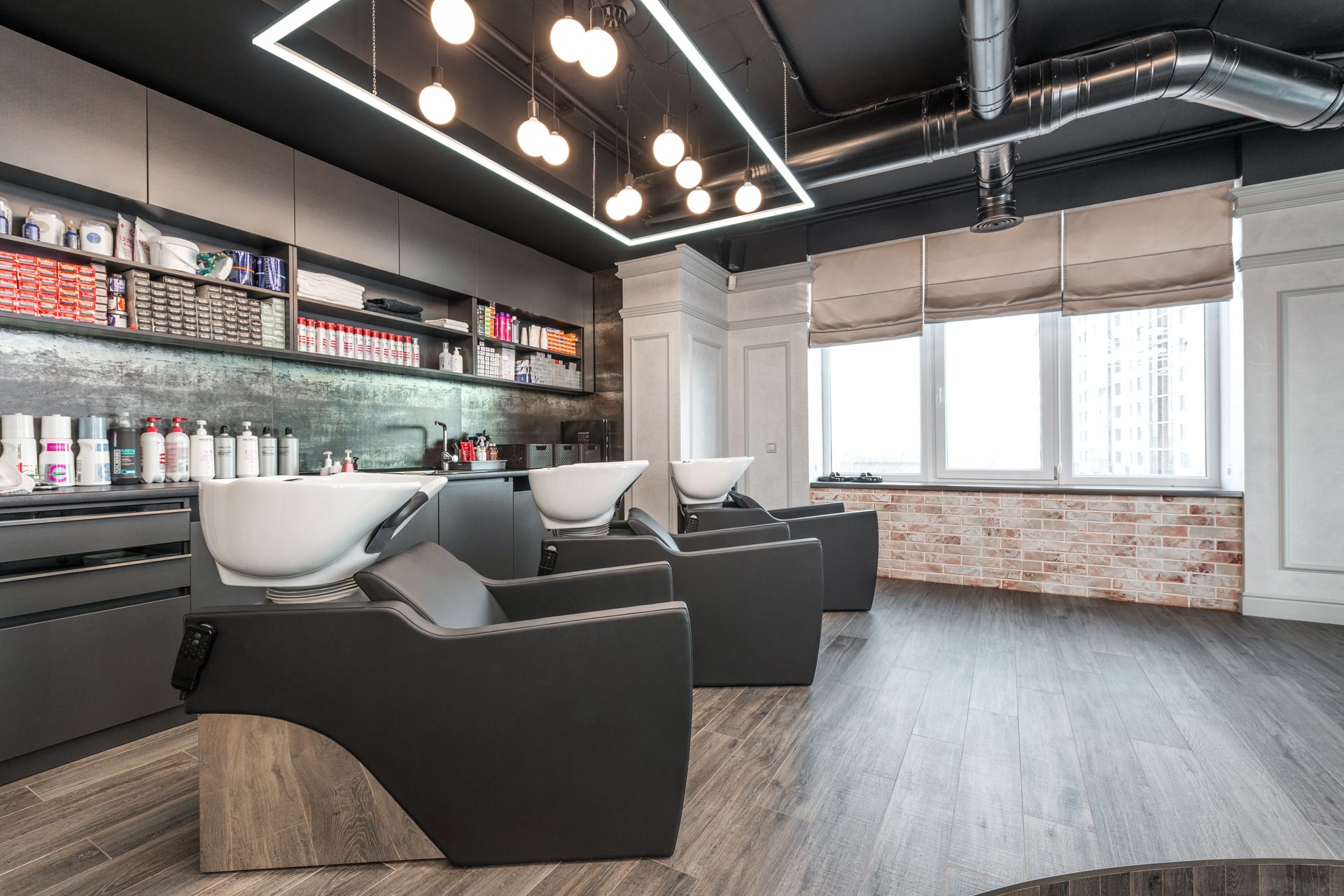 Luxury salon interior